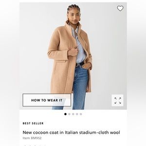 J.Crew cocoon coat